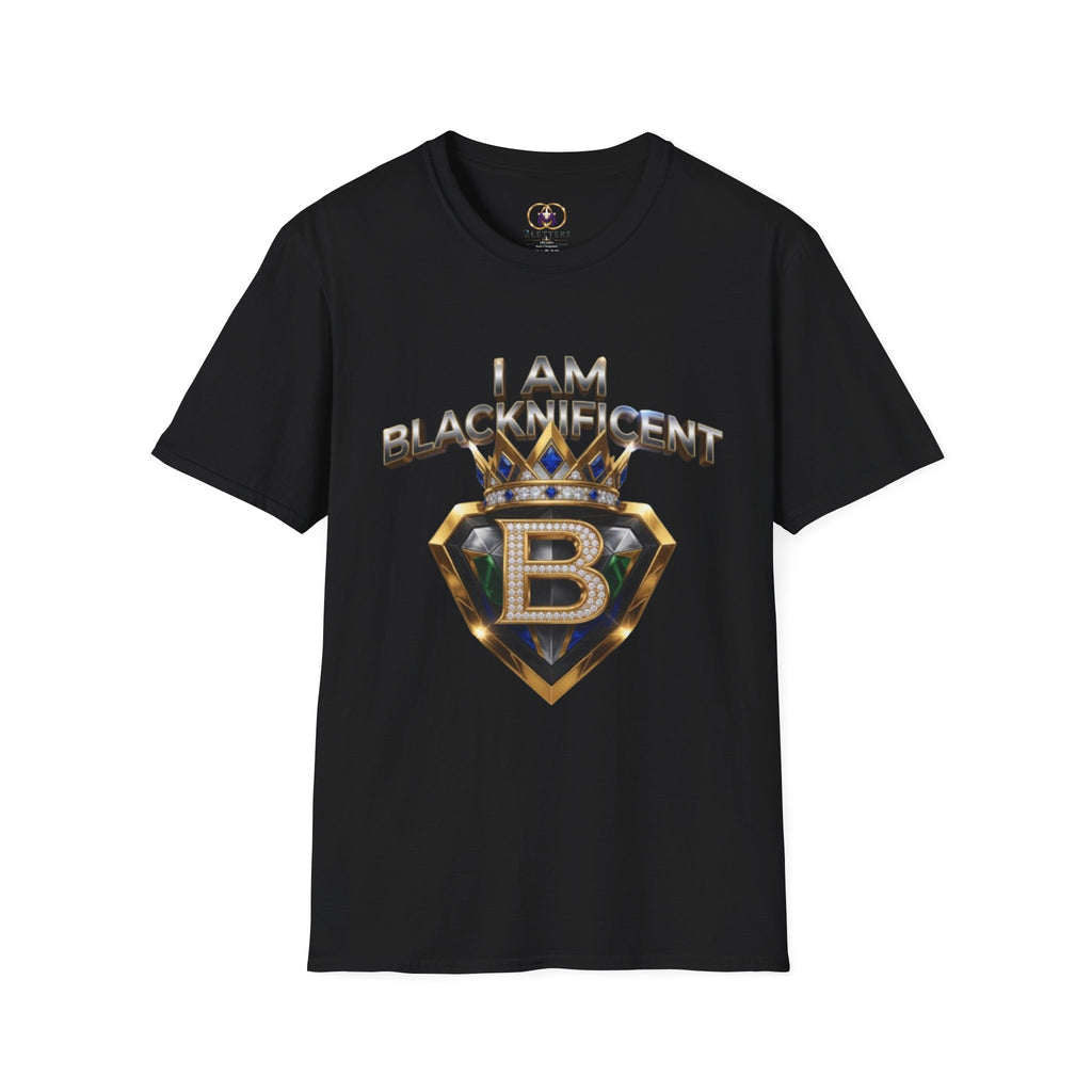 I Am Blacknificent T-Shirt — Empowerment Graphic Tee with Crown Emblem