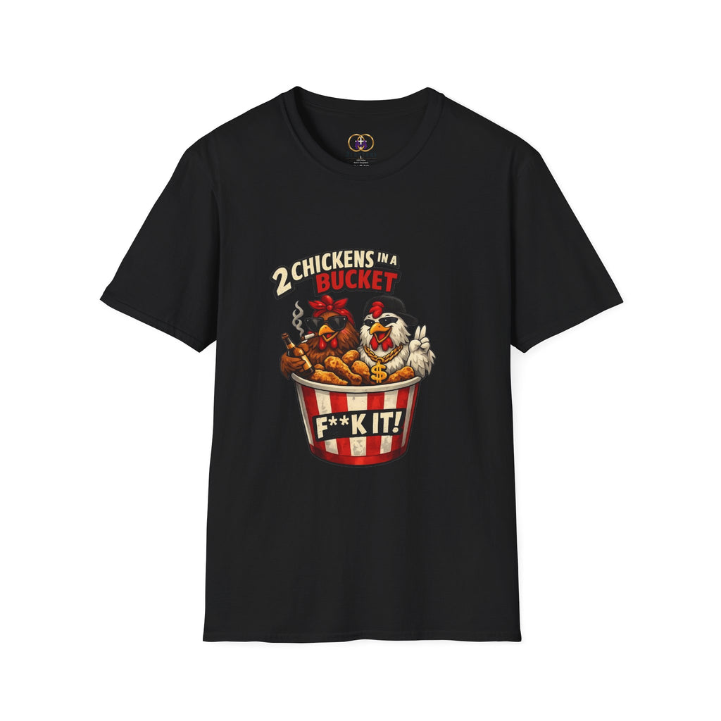 2 Chickens in A Bucket Tee