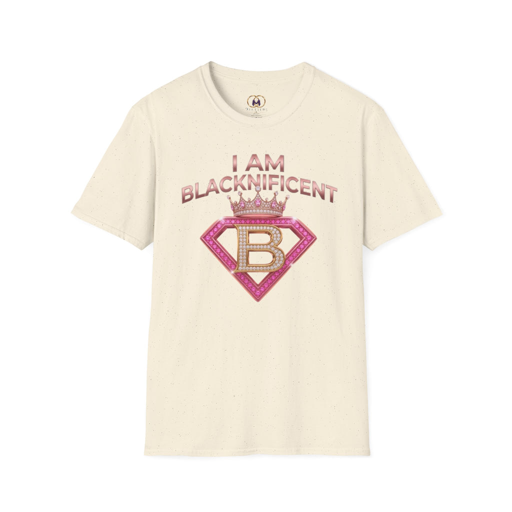 Blacknificent Crown T-Shirt — "I Am Blacknificent" Empowerment Tee F