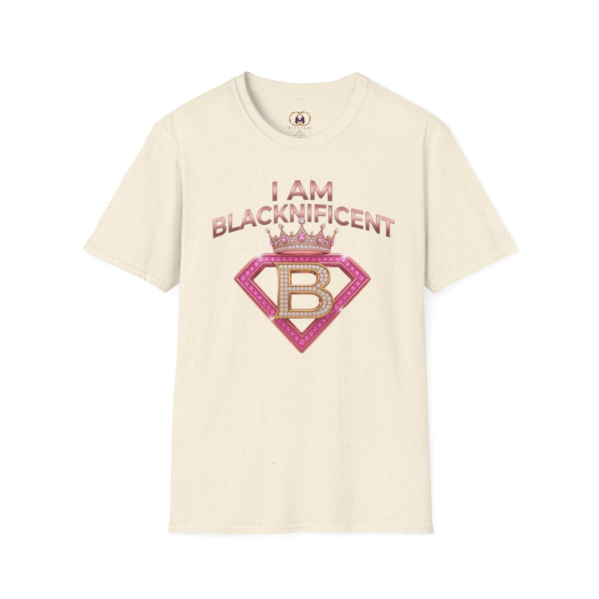 Blacknificent Crown T-Shirt — "I Am Blacknificent" Empowerment Tee F