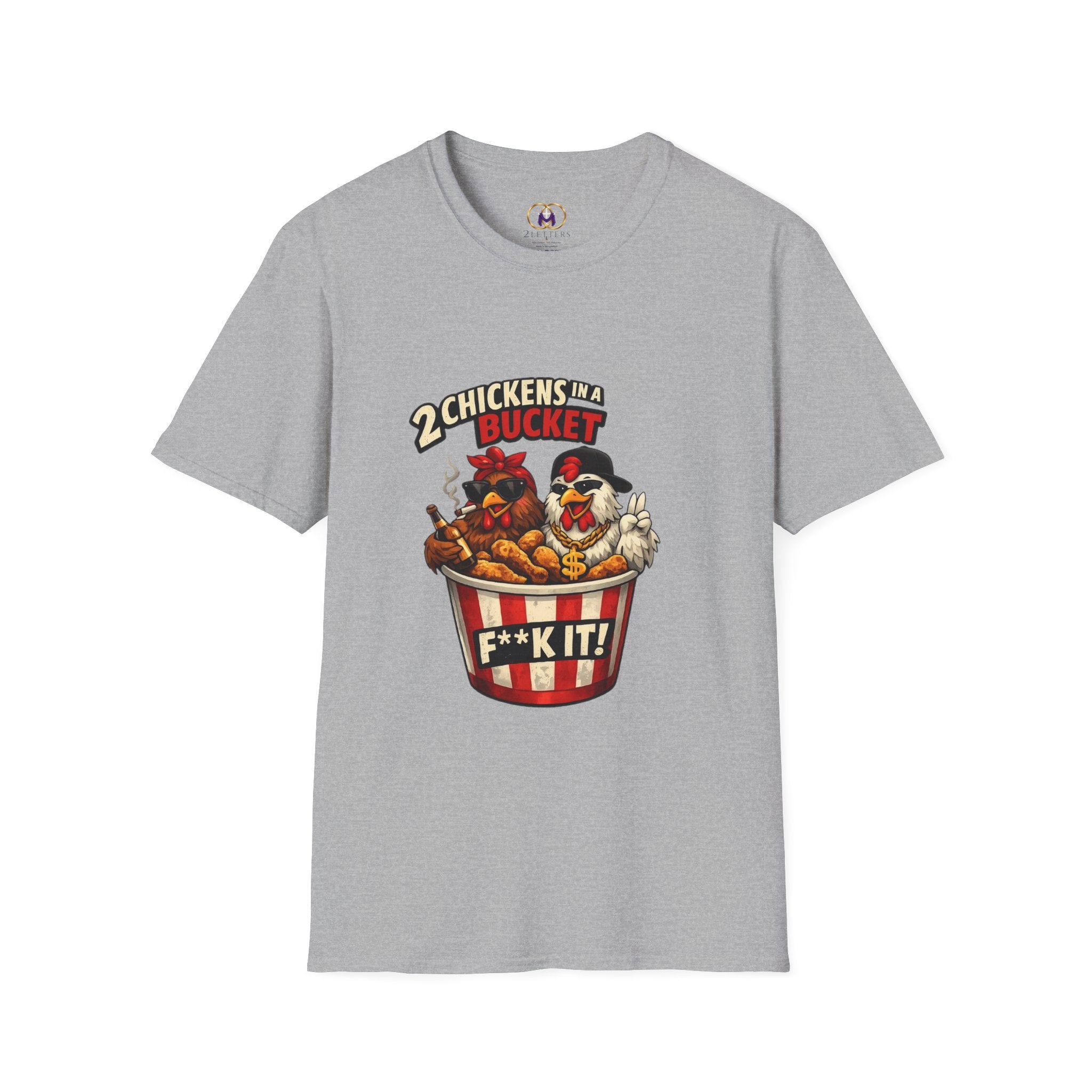 2 Chickens in A Bucket Tee