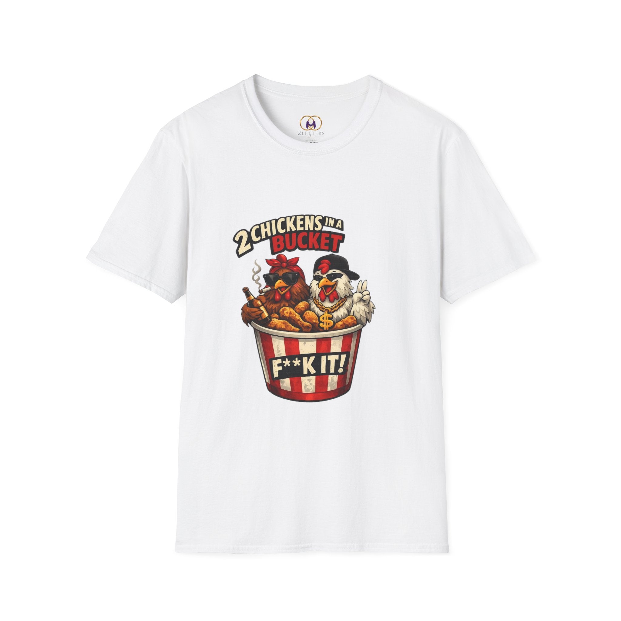 2 Chickens in A Bucket Tee