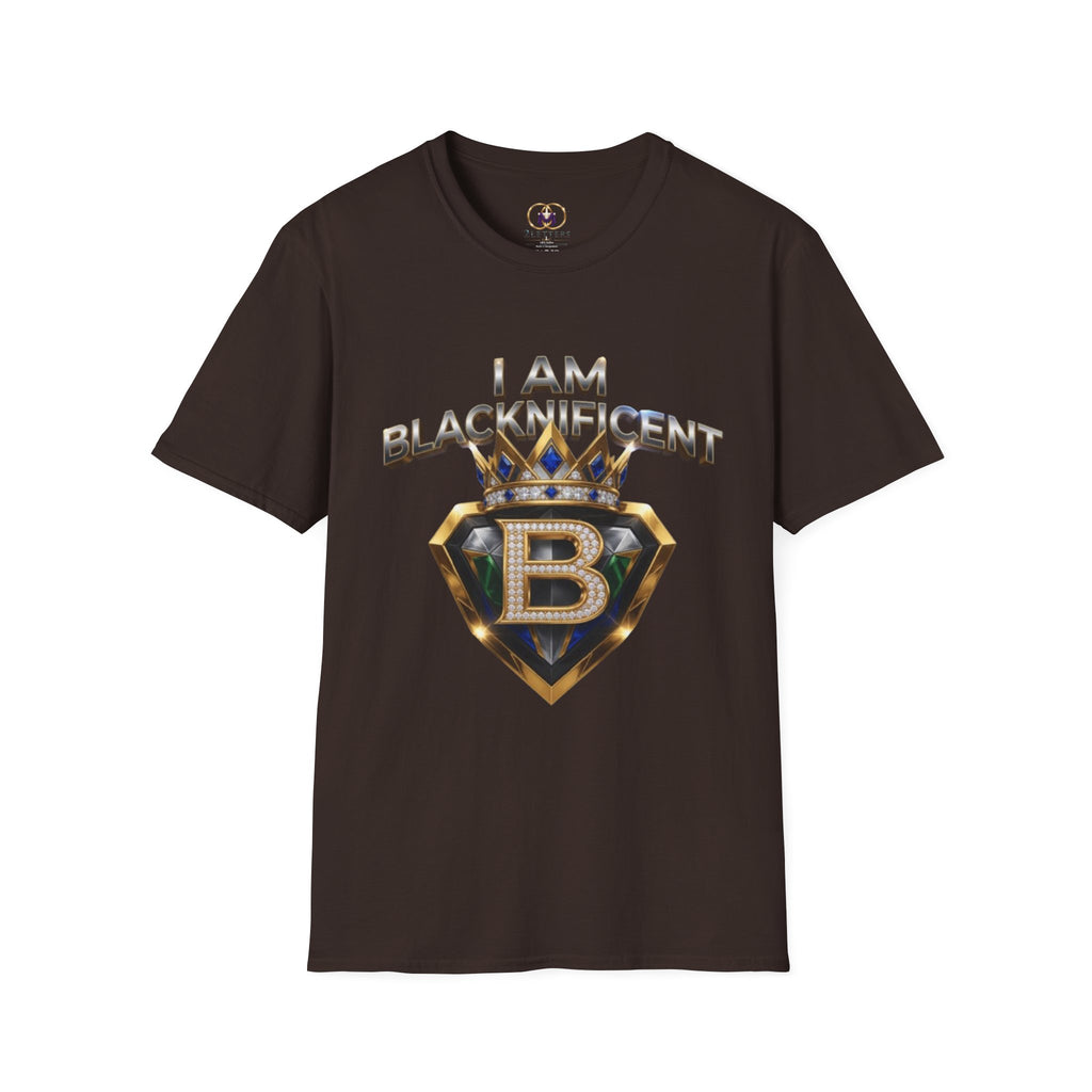 I Am Blacknificent T-Shirt — Empowerment Graphic Tee with Crown Emblem