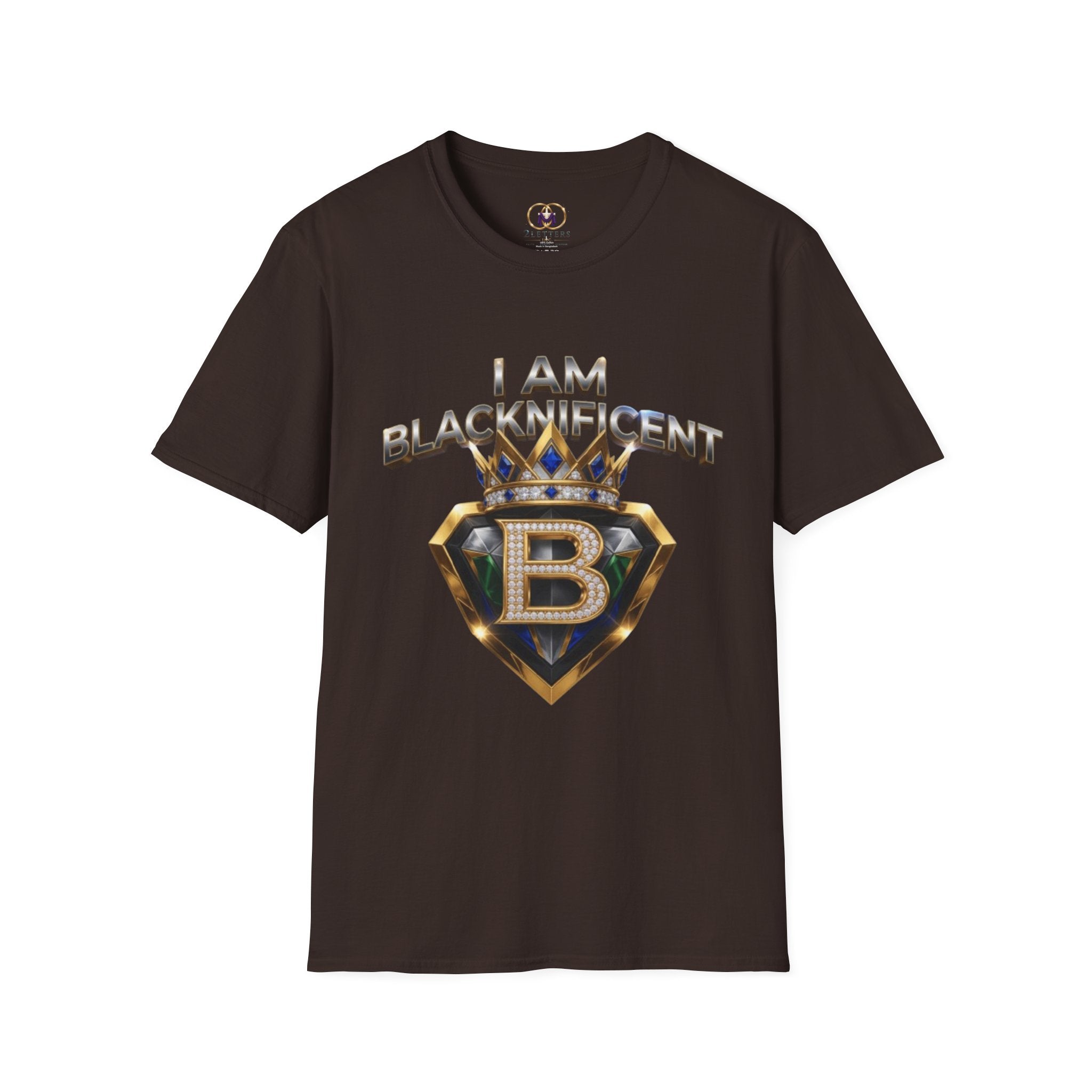 I Am Blacknificent T-Shirt — Empowerment Graphic Tee with Crown Emblem