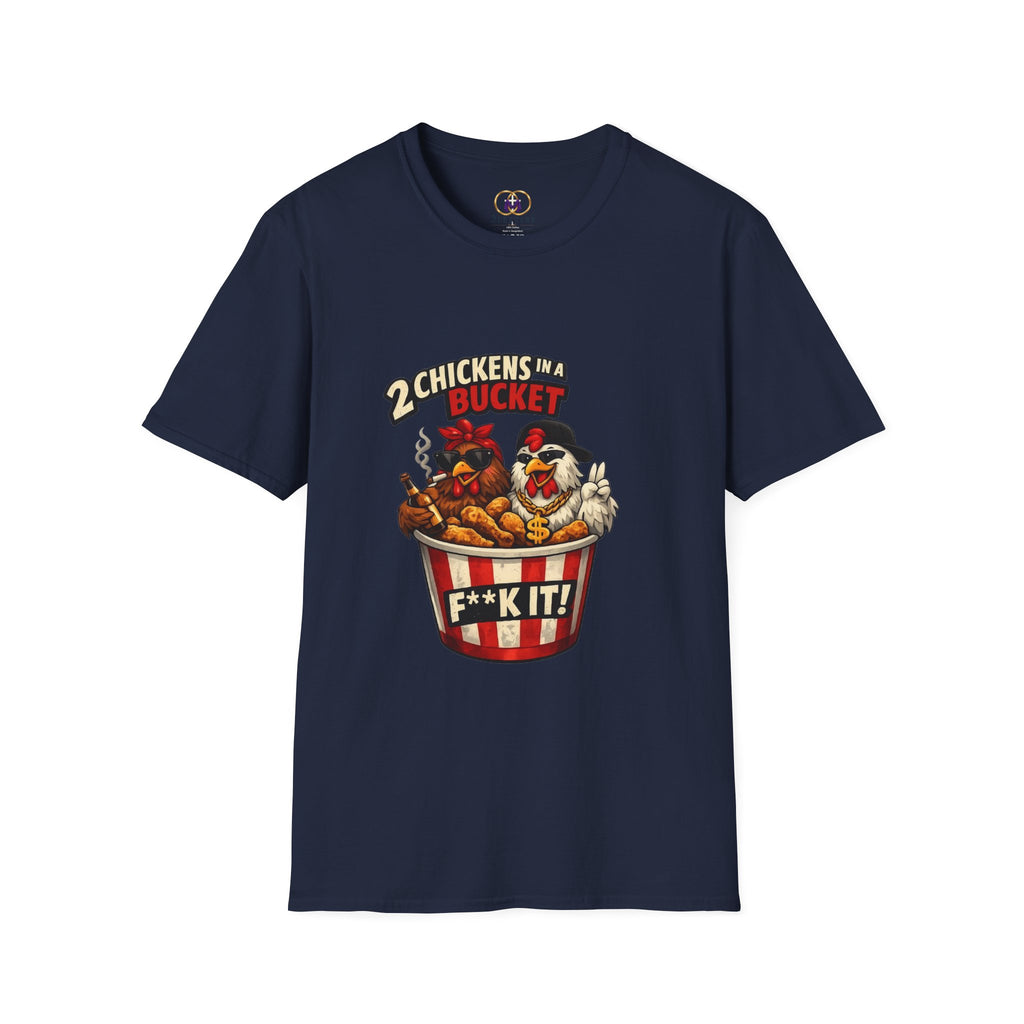 2 Chickens in A Bucket Tee