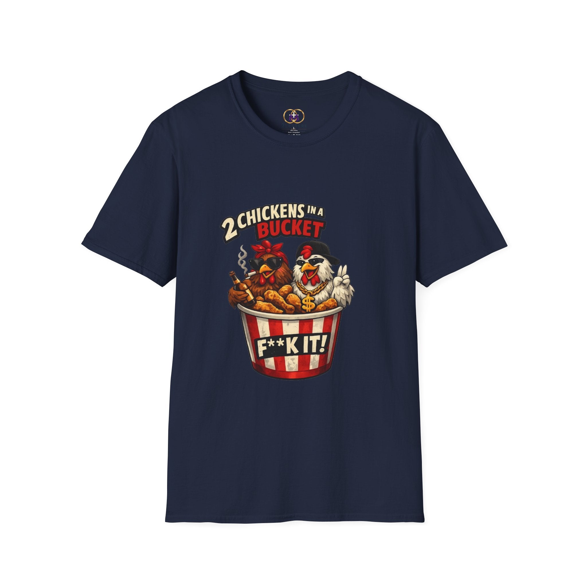 2 Chickens in A Bucket Tee