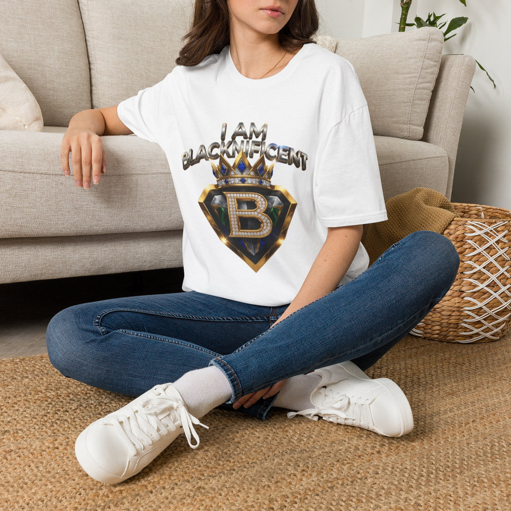 I Am Blacknificent T-Shirt — Empowerment Graphic Tee with Crown Emblem