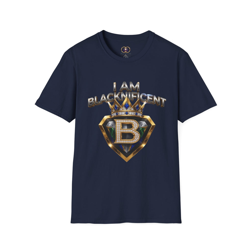 I Am Blacknificent T-Shirt — Empowerment Graphic Tee with Crown Emblem
