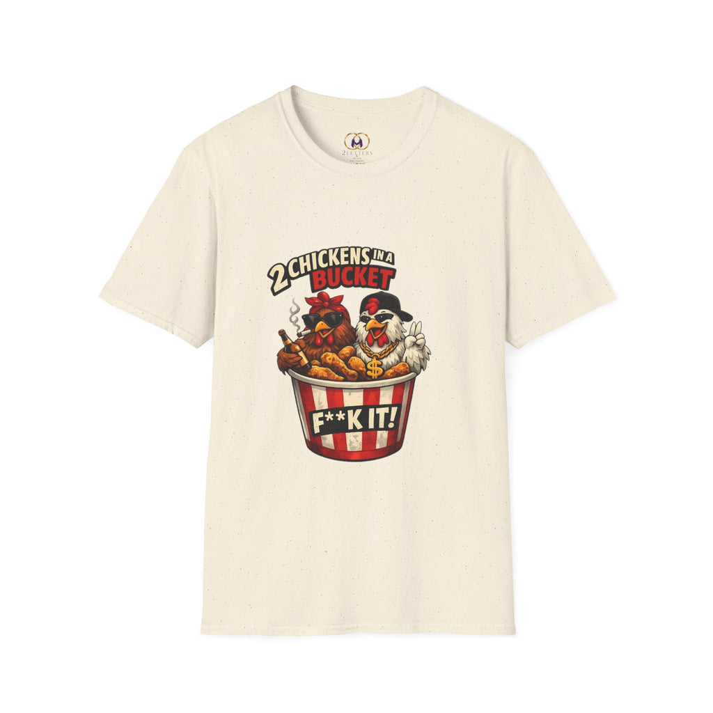 2 Chickens in A Bucket Tee