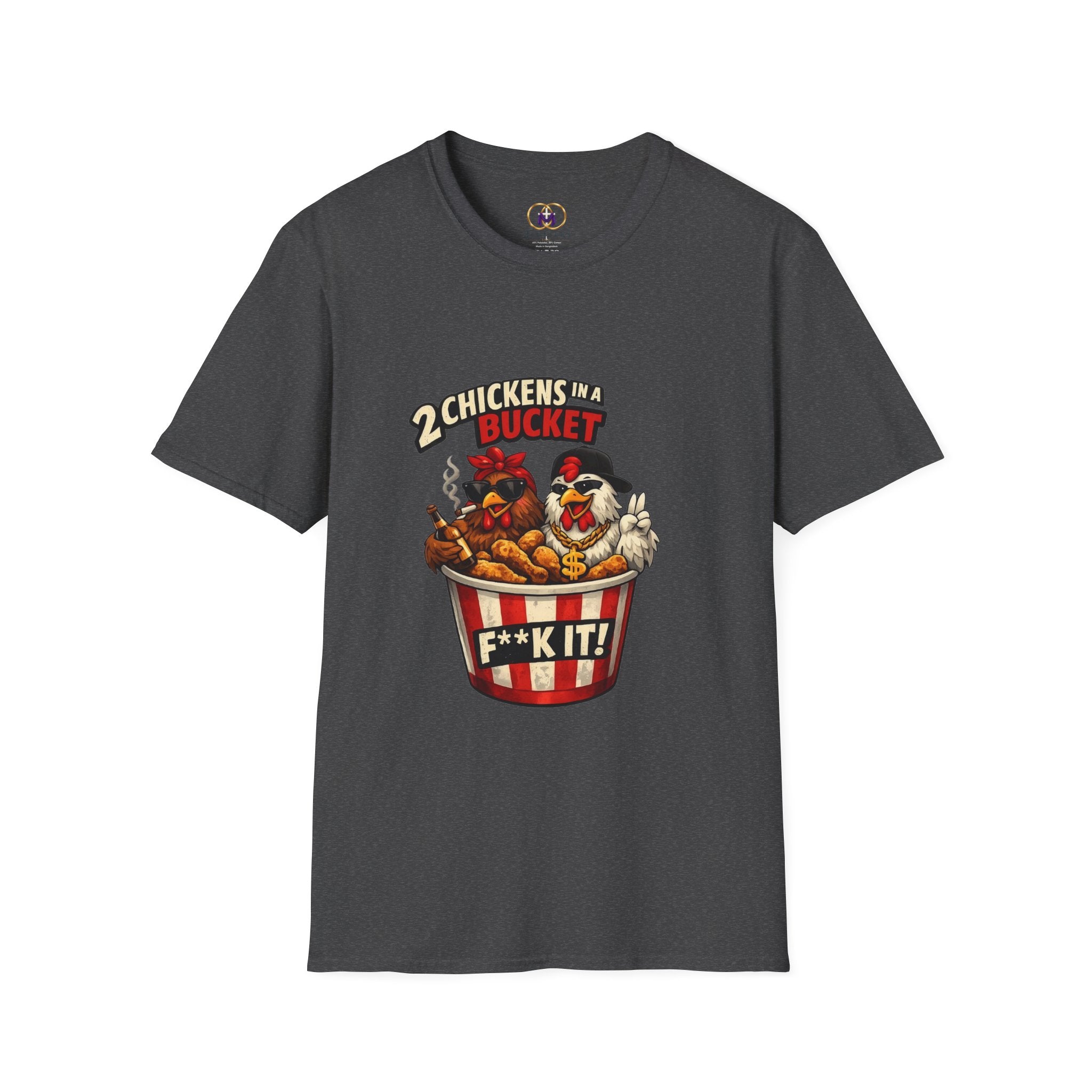 2 Chickens in A Bucket Tee
