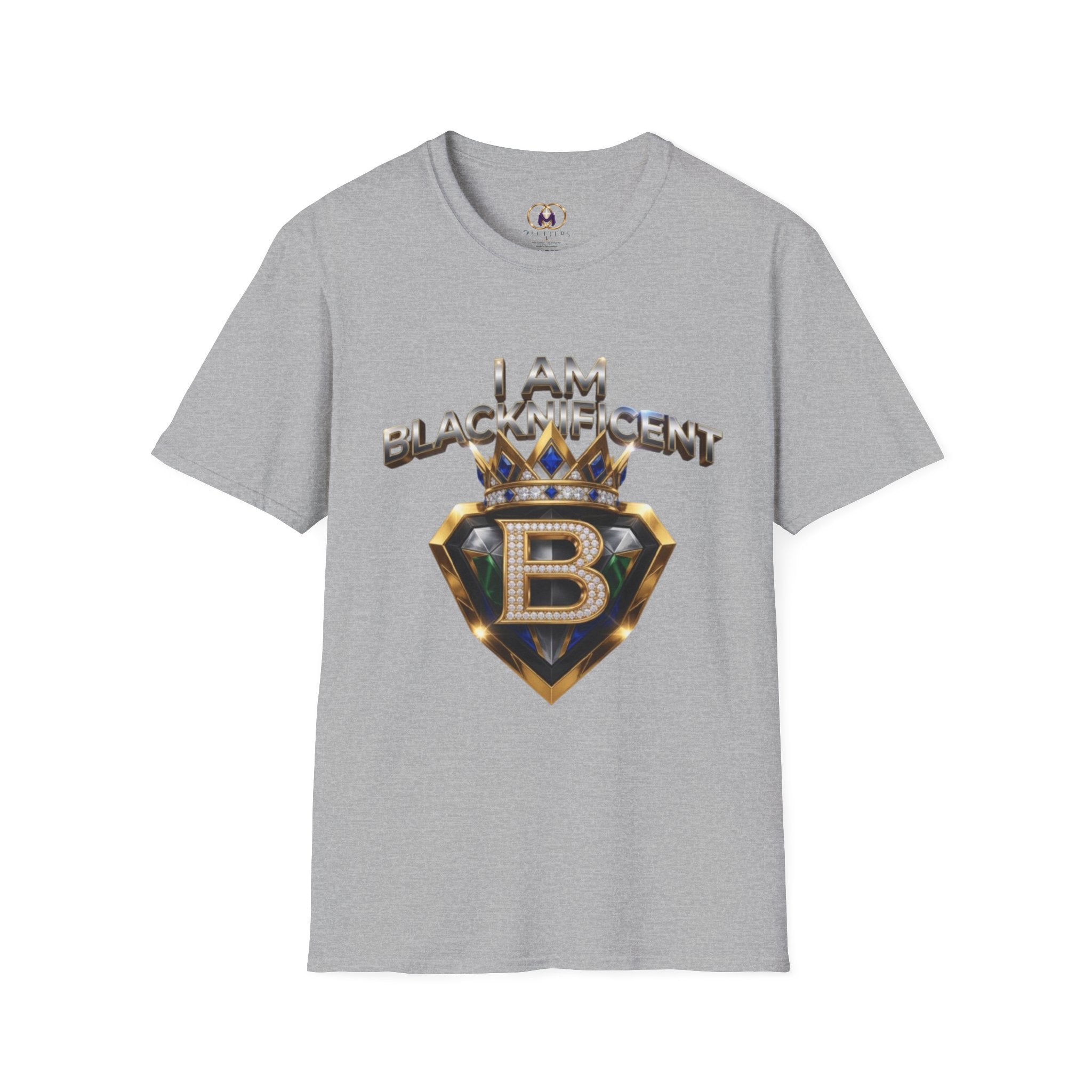 I Am Blacknificent T-Shirt — Empowerment Graphic Tee with Crown Emblem