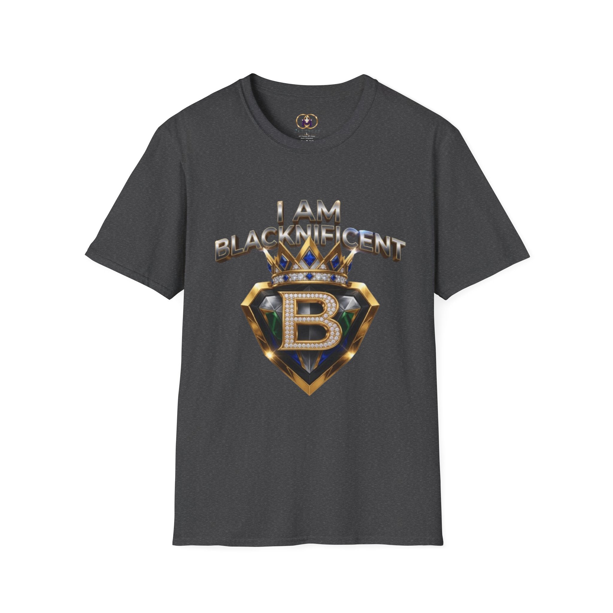 I Am Blacknificent T-Shirt — Empowerment Graphic Tee with Crown Emblem