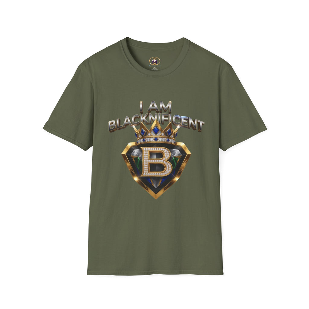 I Am Blacknificent T-Shirt — Empowerment Graphic Tee with Crown Emblem