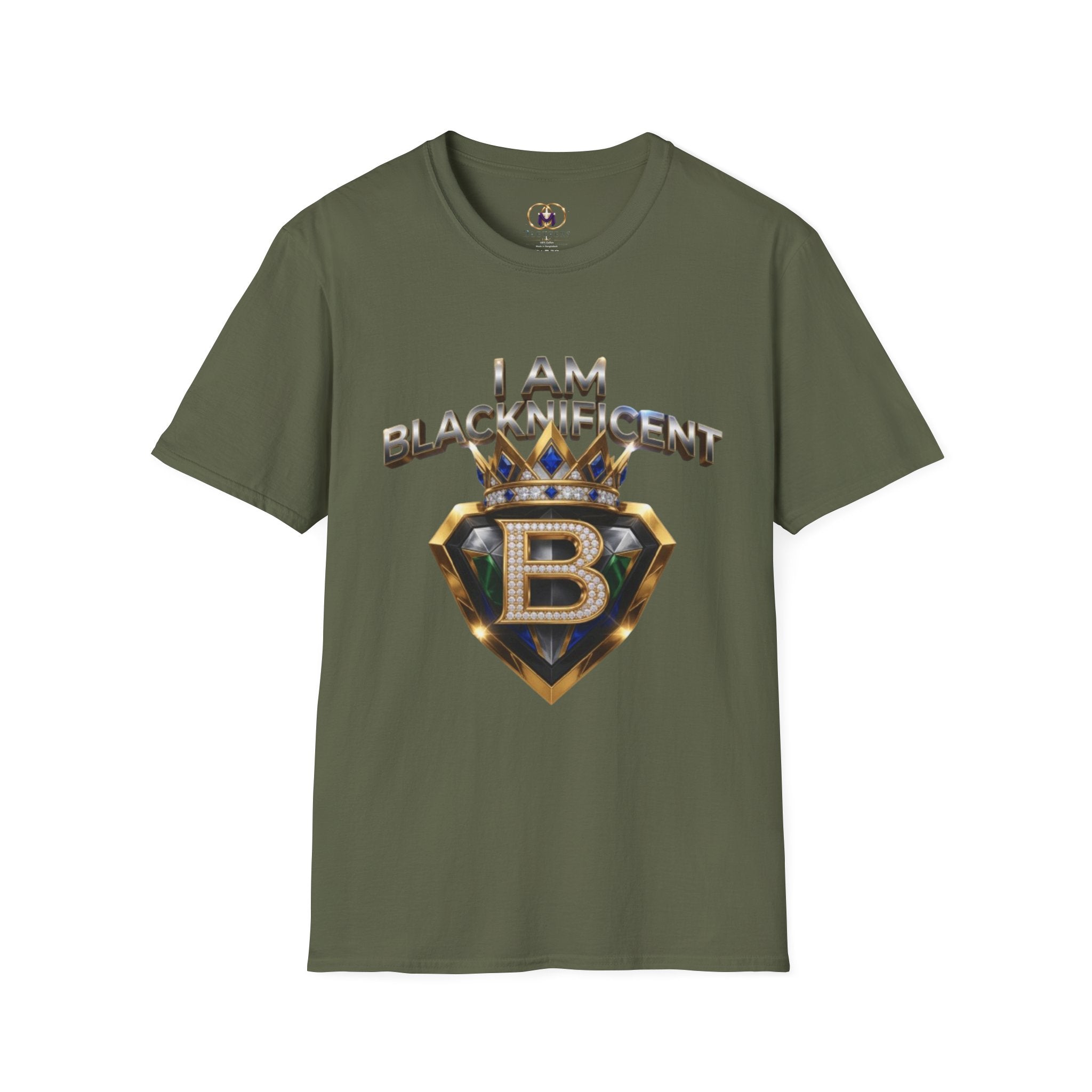 I Am Blacknificent T-Shirt — Empowerment Graphic Tee with Crown Emblem