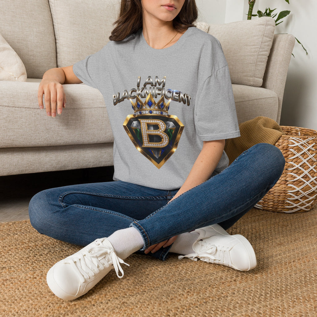 I Am Blacknificent T-Shirt — Empowerment Graphic Tee with Crown Emblem