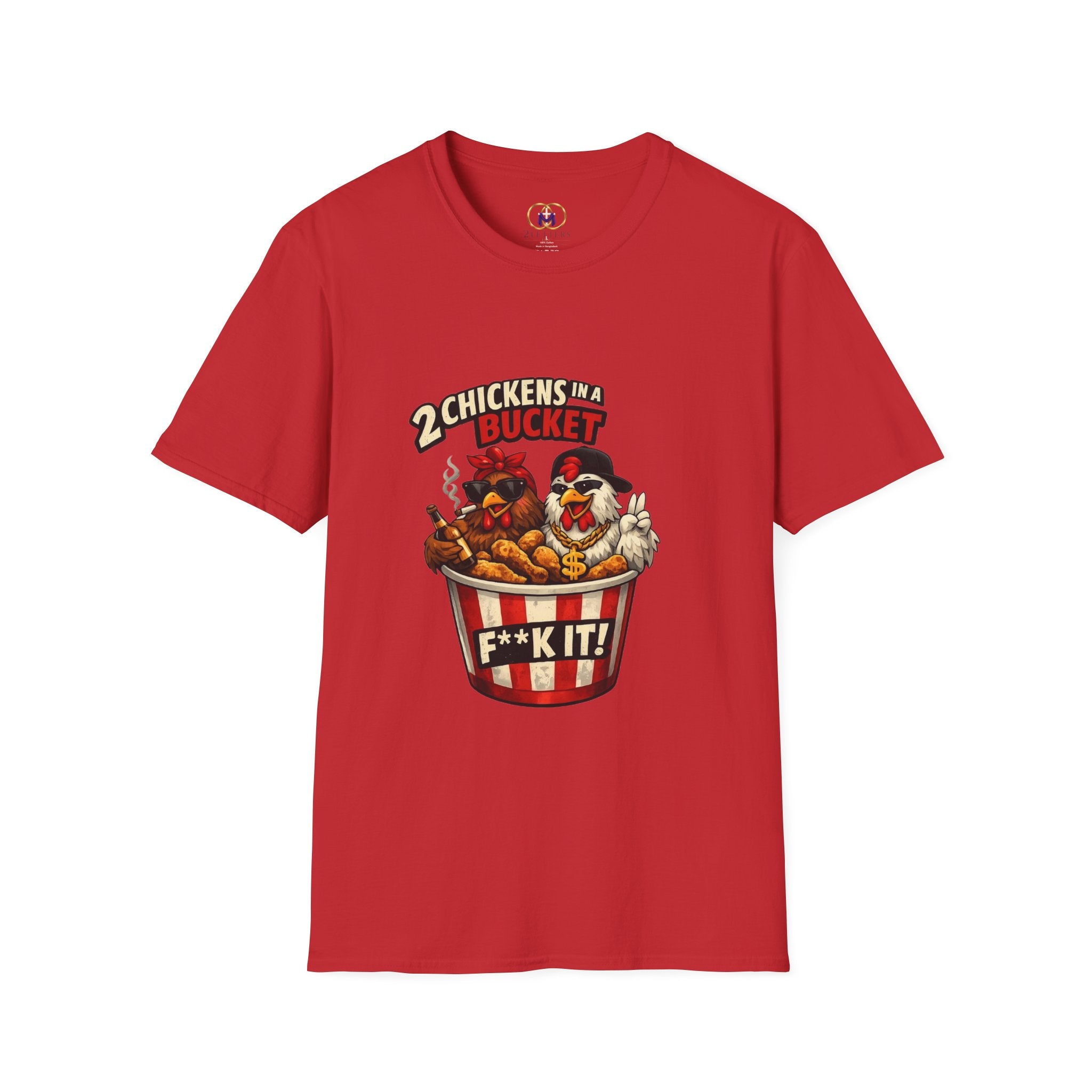 2 Chickens in A Bucket Tee