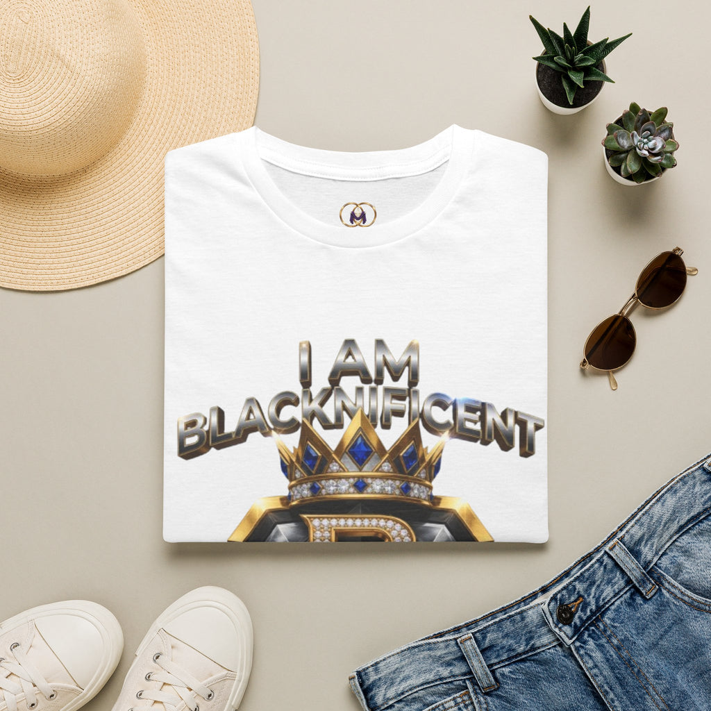I Am Blacknificent T-Shirt — Empowerment Graphic Tee with Crown Emblem